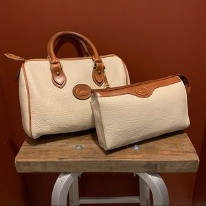 Vintage Dooney and Bourke Satchel and Travel Case